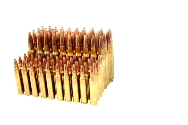 .223 and .306 Rifle Ammo — Stock Photo, Image