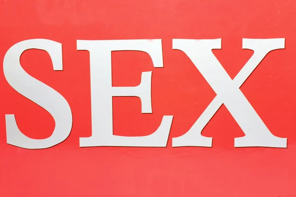Rotes Geschlechtszeichen — Stockfoto