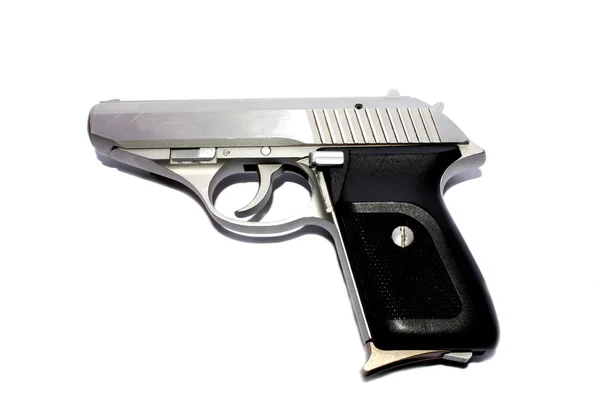 380-калиберный пистолет — стоковое фото