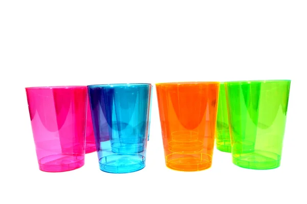 Vícebarevné poháry — Stock fotografie