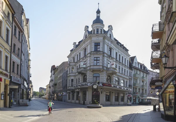 Торунь в Польше, улицы старого города — стоковое фото