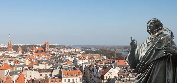 Torun, Lengyelország, a város Kopernikusz Jogdíjmentes Stock Képek