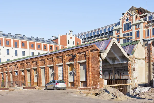 Lofts de Girard durante la construcción, Zyrardow en Polonia —  Fotos de Stock