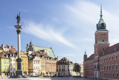Castle Square in Warsaw ,Poland clipart