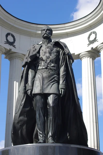 亚历山大二世莫斯科的纪念碑 — 图库照片