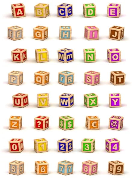 Alfabeto del cubo —  Fotos de Stock