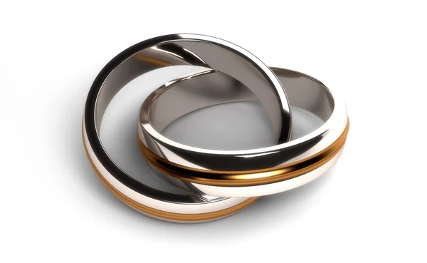 stock image Connected rings