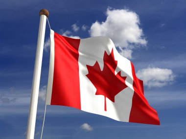 Canada flag (with clipping path)