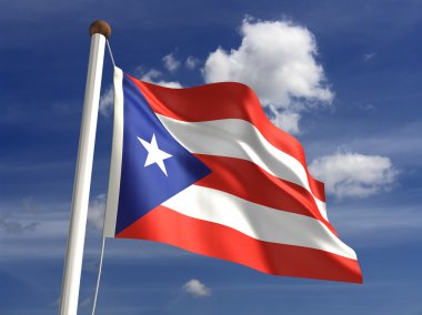 Puerto Rico (with clipping path) clipart