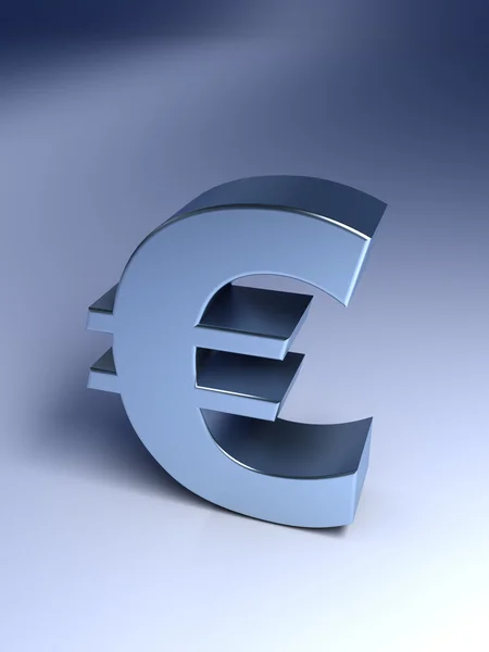 Symbol měny euro — Stock fotografie
