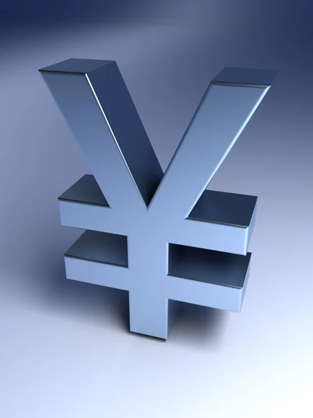 Yen teken — Stockfoto