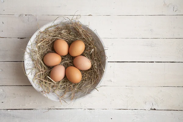 stock image Eggs in bowl