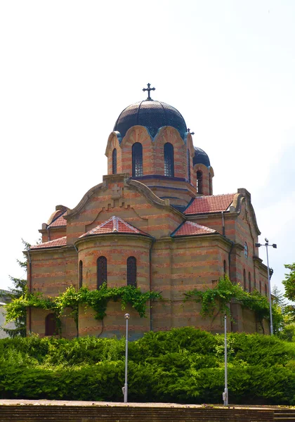 Veliki Preslav, Bulgária-Sveti körülmények Mihail templom — Stock Fotó