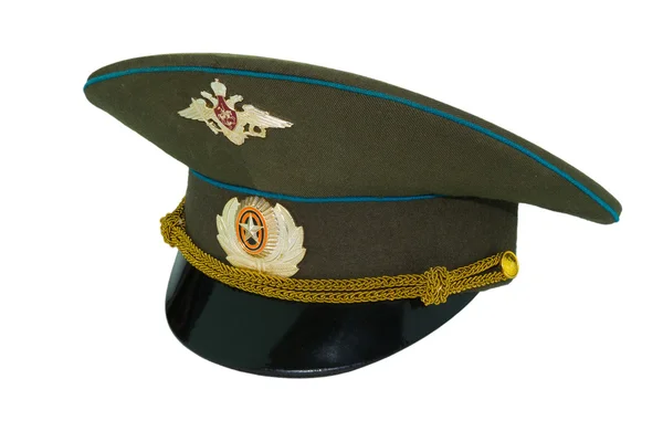 Kommenderar ryskt militärt cap Royaltyfria Stockfoton