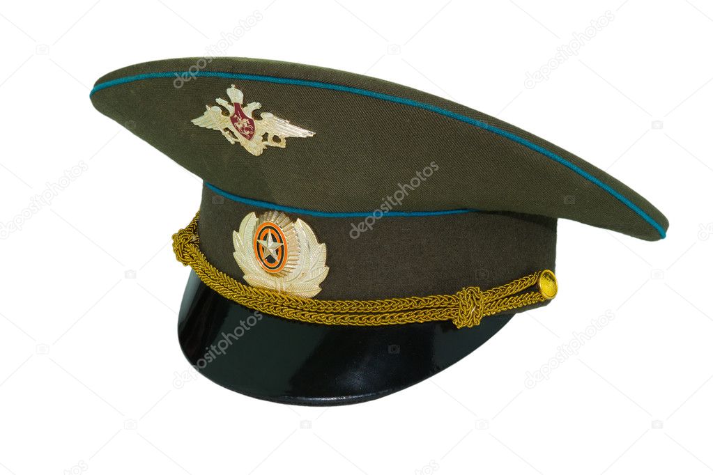 Russian officer military cap — Stock Photo © ledz #12031822