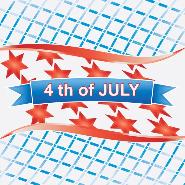 4 juillet American.vector — Image vectorielle