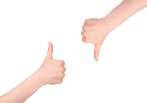 Thumbs up/Thumbs down