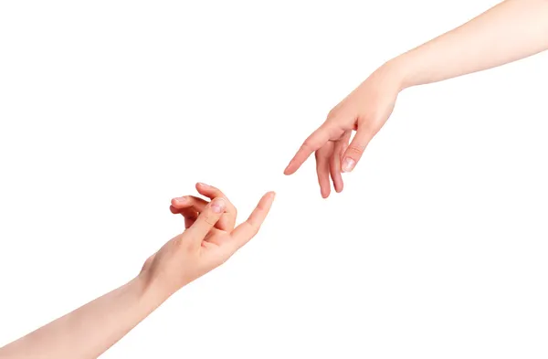 Touching Hands — Stock Photo, Image