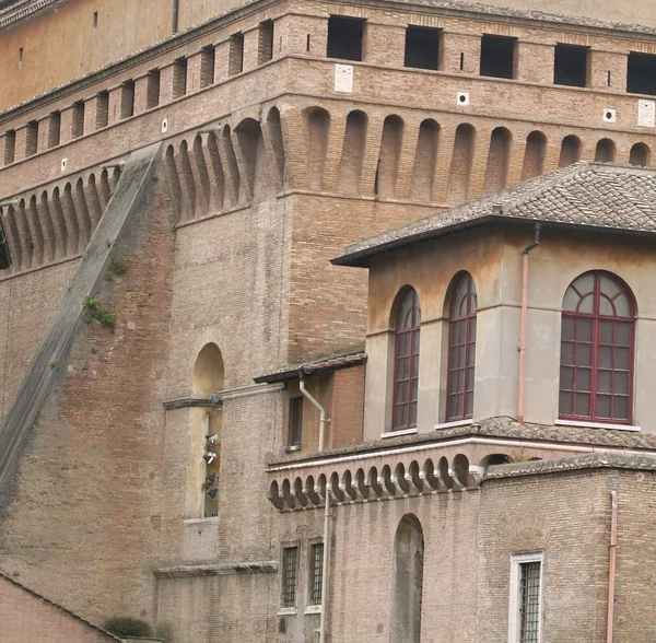 Vaticaanstad - bakstenen muur gebouwen — Stockfoto