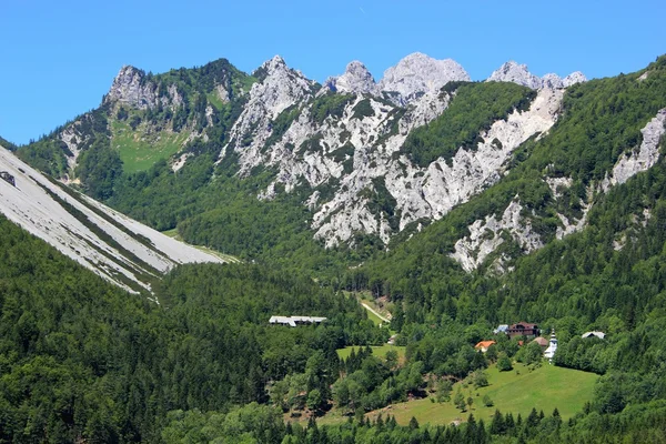 Ljubelj průsmyk, Alpy, Slovinsko — Stock fotografie