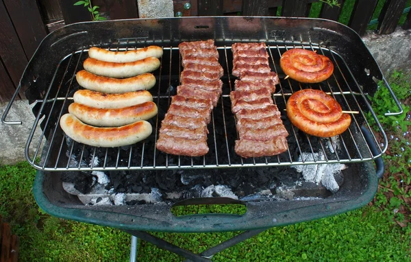 Diverse vlees - barbecue — Stockfoto