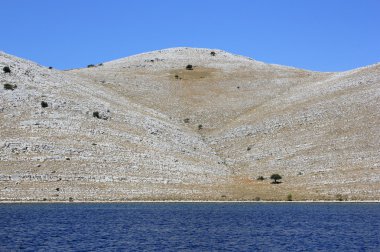 vahşi ada peyzaj, kornati, Hırvatistan