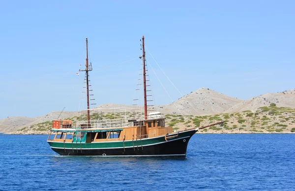 stock image Sailing boat in Dalmatia, Croatia