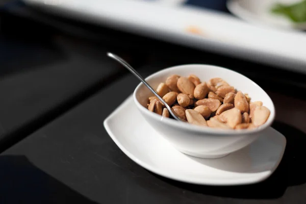 Nuts in a tray — Stock Photo, Image