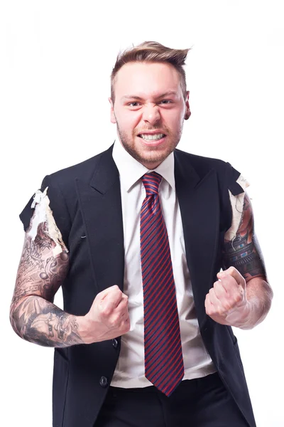 Бізнесмен татуювання 2 — стокове фото