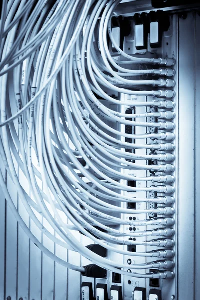 Fiber Optic Connections — Stock Photo, Image