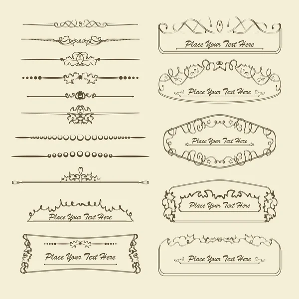 stock vector Decorative design elements