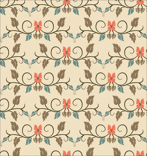 Dekoratif çiçek desenli