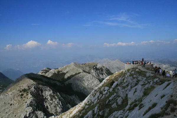 Plataforma de visualización en el Monte Lovcen — Foto de Stock