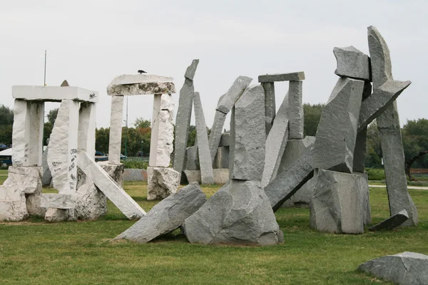 Belgrad'da taşların Bahçe — Stok fotoğraf