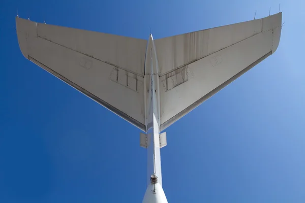 Kuyruk derleme uçak — Stok fotoğraf