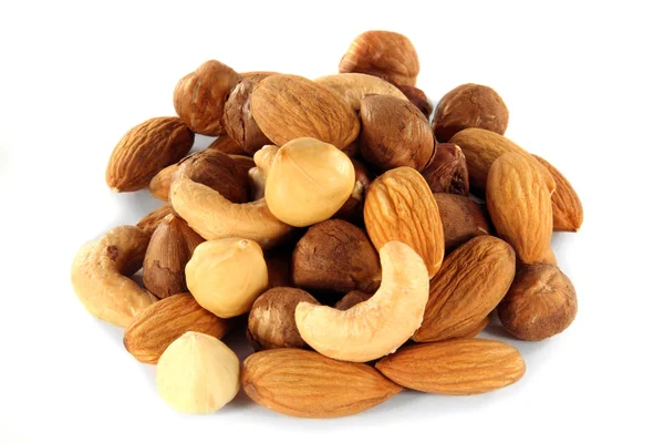Pile of Assorted Nuts Stock Image