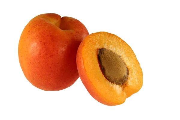 Apricot on a white background — Stock Photo, Image