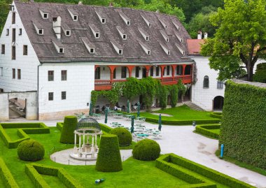 Schloss ambras yakınındaki Innsbruck, Avusturya