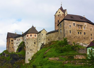 The castle Loket>Czech republic clipart