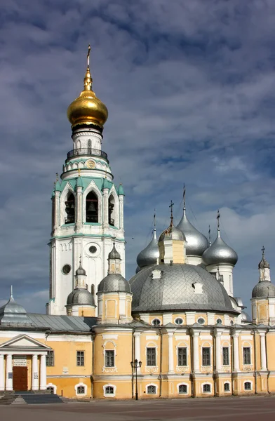Kreml-Platz in Wologda, Russland lizenzfreie Stockbilder