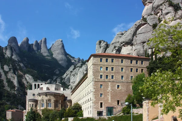 Abtei Santa Maria de Montserrat, katalonien, spanien. — Stockfoto