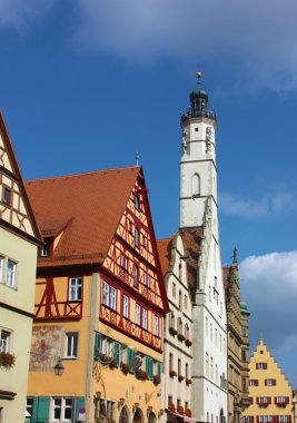 Rothenburg nehir tauber, Bavyera, Almanya