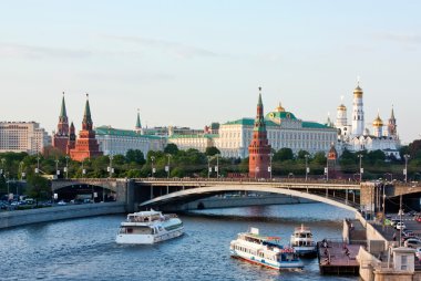 Görünümü Moskova kremlin, Rusya Federasyonu