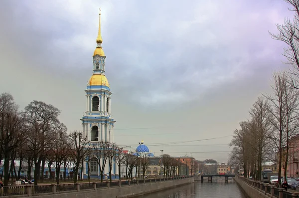 St. nicholas sjö cathedral, Sankt petersburg, Ryssland — Stockfoto