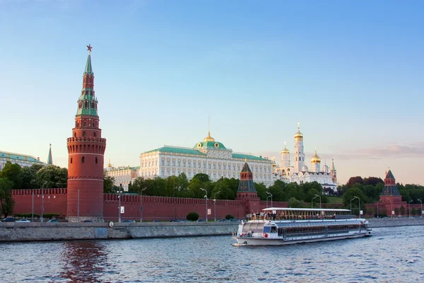 Weergave van het kremlin van Moskou, Rusland — Stockfoto