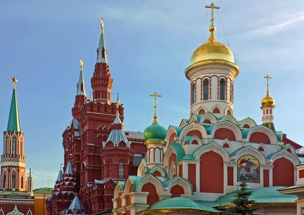 Kazań katedry, Moskwa, Federacja Rosyjska — Zdjęcie stockowe