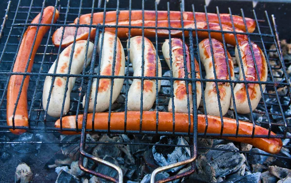 stock image Grilled sausages