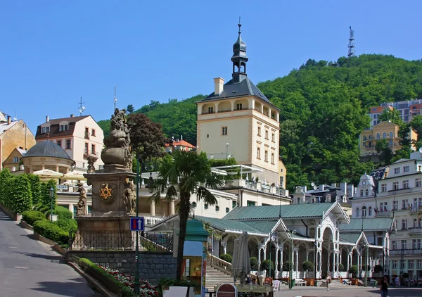 stock image City centre of Karlovy Vary,Czech Republic