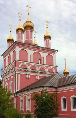 The Church of Boris and Gleb in Borovsk,Russia clipart