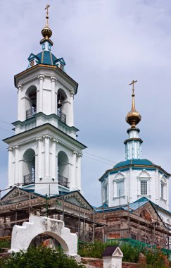 Church of the Nativity in Borovsk,Russia clipart